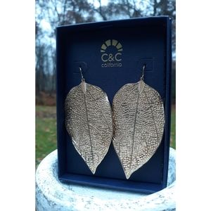 Gold Leaf Earrings